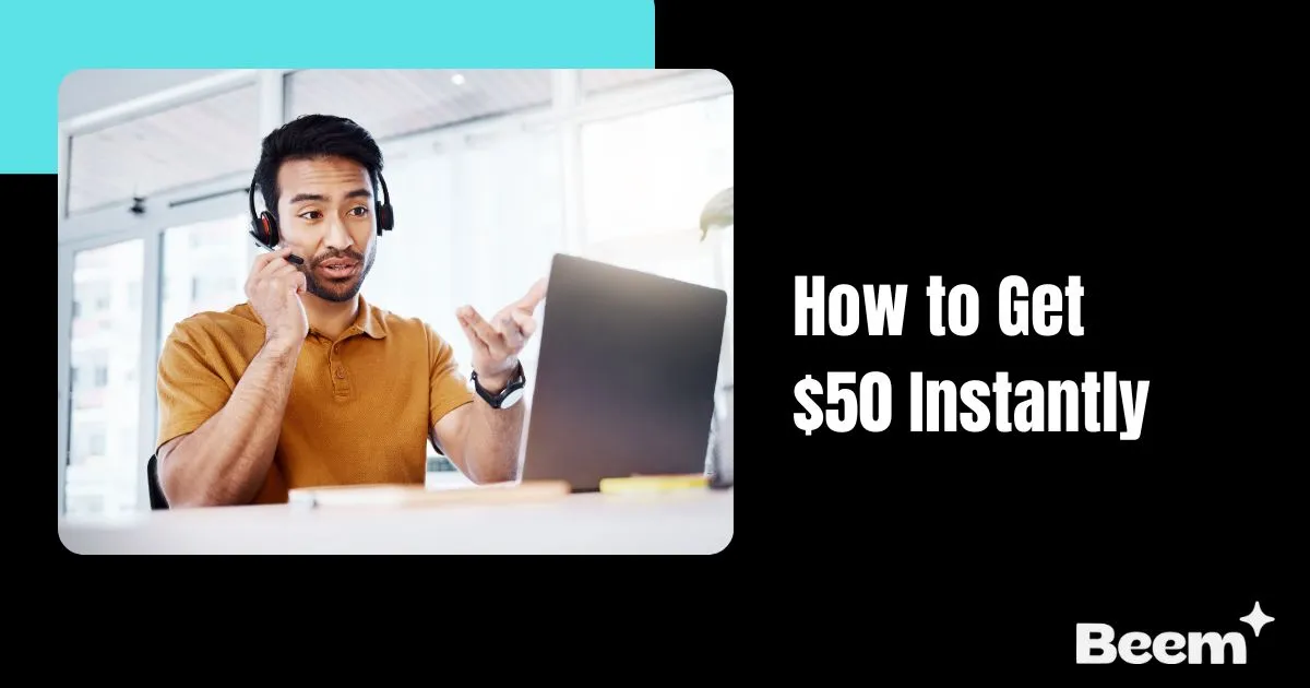 get $50 instantly
