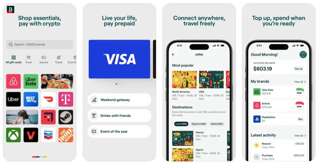 Bitrefill Gift Cards & eSIM