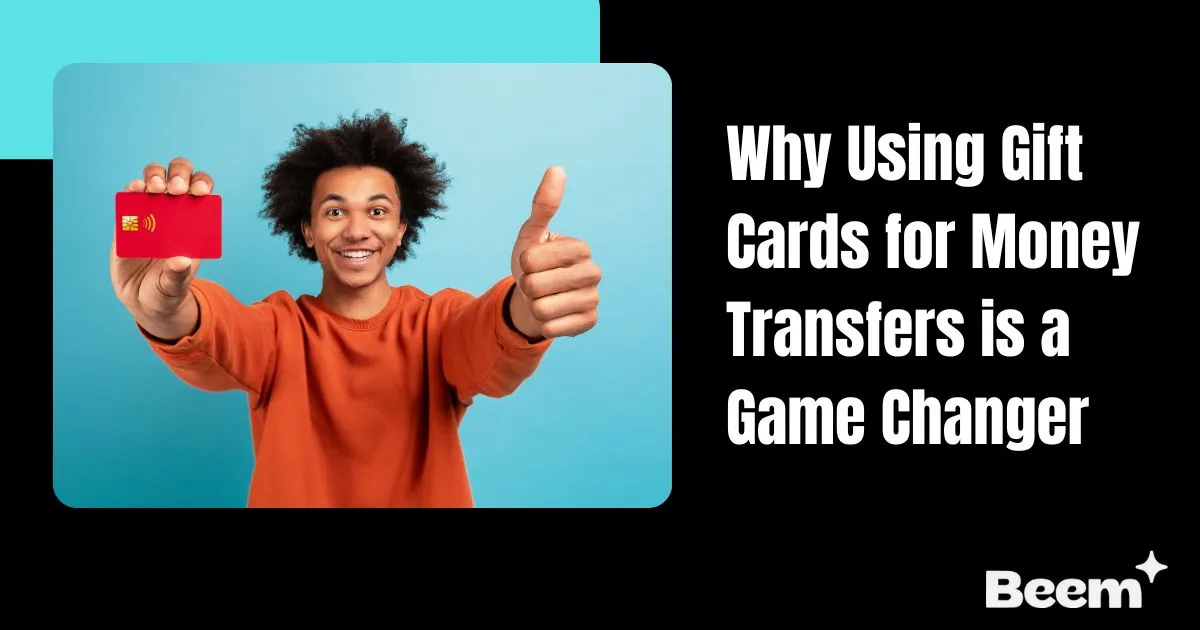 using gift cards for money transfers