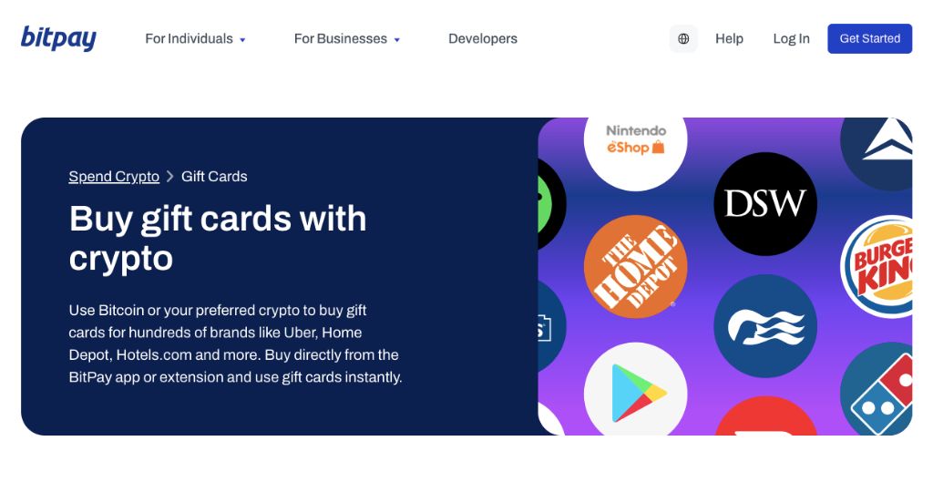 bitpay gift cards