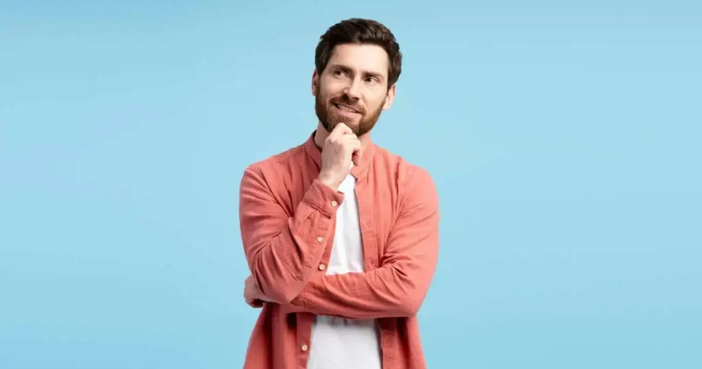Man Thinking of Mariner Personal Loan Quotes