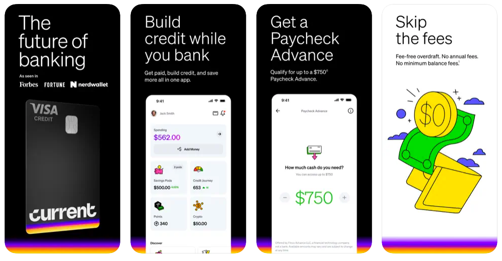 current - borrow money app