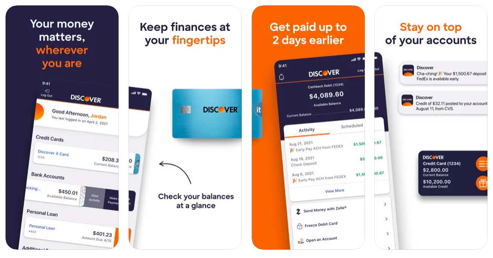 discover bank - bank apps like Chime