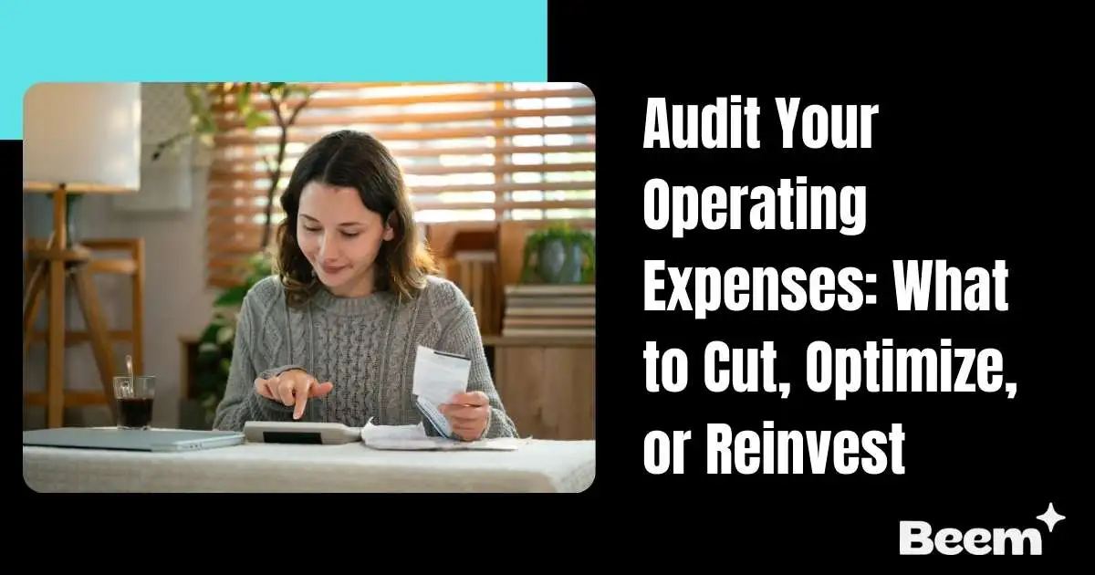 Audit Your Operating Expenses