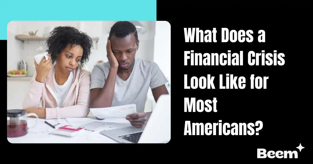 What Does a Financial Crisis Look Like