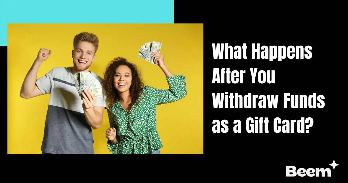 Withdraw Funds as a Gift Card